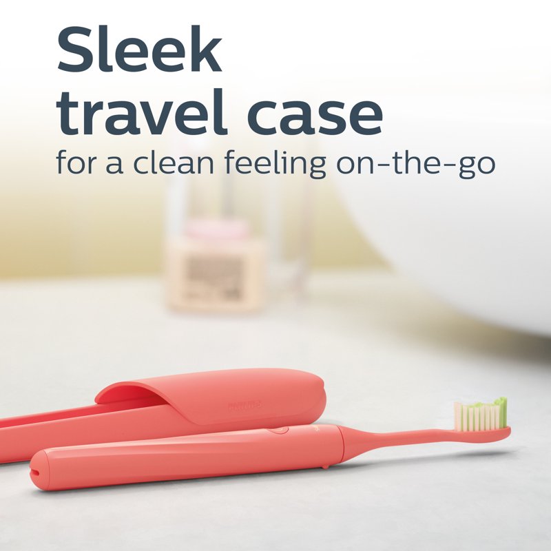 Portable Battery Electric Toothbrush with Travel Case - Multiple Colors