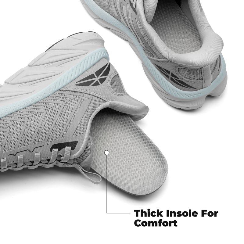 Women’s Slip-On Walking & Running Shoes - Breathable, Non-Slip Sneakers for Gym & Casual Wear