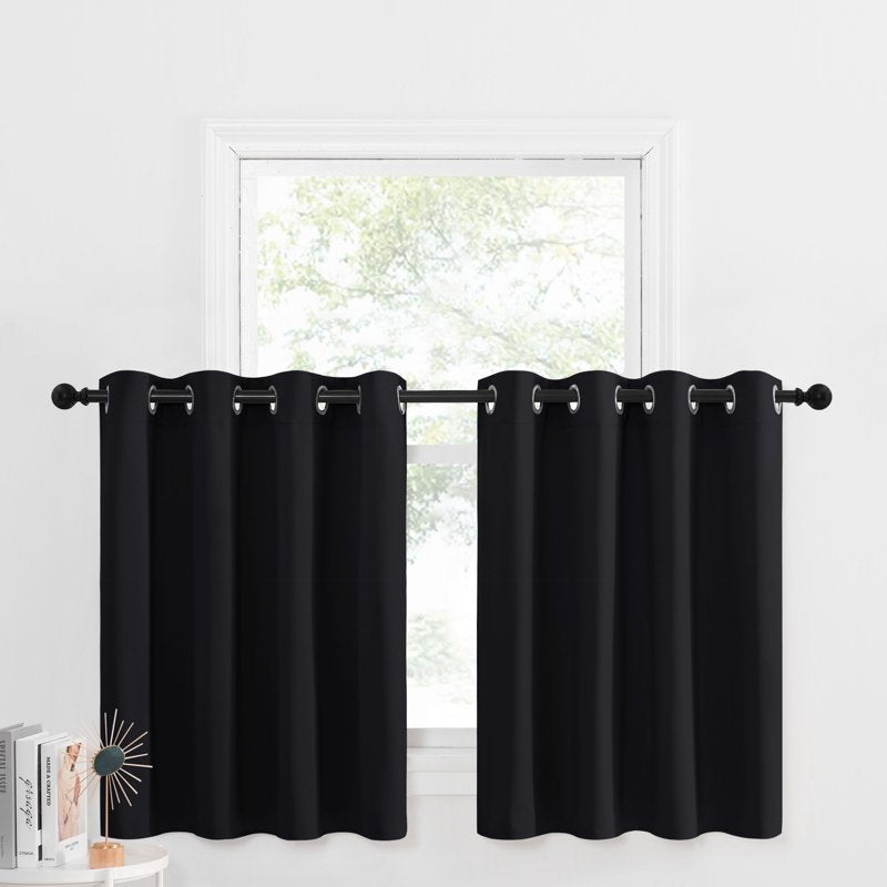 Blackout Curtains for Bedroom & Kitchen - Thermal Insulated Noise Reducing Drapes