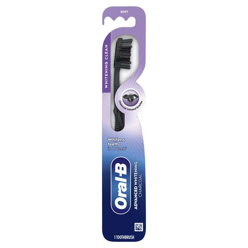 Soft Charcoal Infused Toothbrush - Whitening & Gum Care - Multipack
