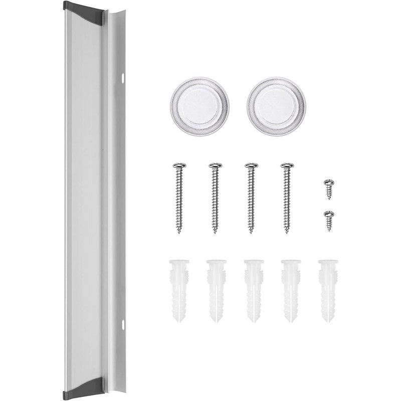 Magnetic Dry Erase Whiteboard Wall Mount 36x24 Inches with Pen Tray - Silver Frame