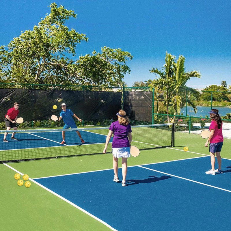 Wood Pickleball Paddle with Cushioned Grip – Lightweight Ergonomic Racket