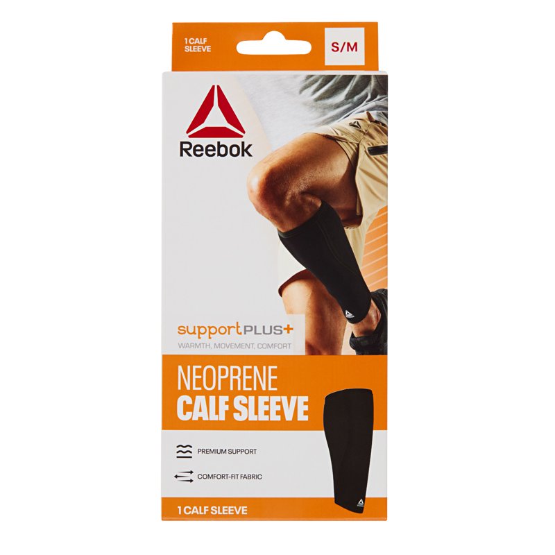 Reebok Delta Support Calf Sleeve - Compression & Warmth for Unisex Fitness
