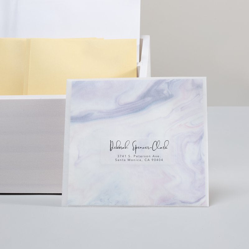 Clear Address Labels 1.5K for Laser Printer - Matte 1 Inch x 2-5/8"