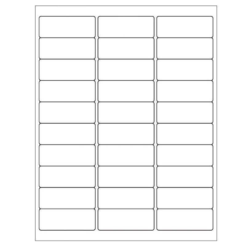 White Mailing Address Labels for Laser & Inkjet Printers, Pack of 3000