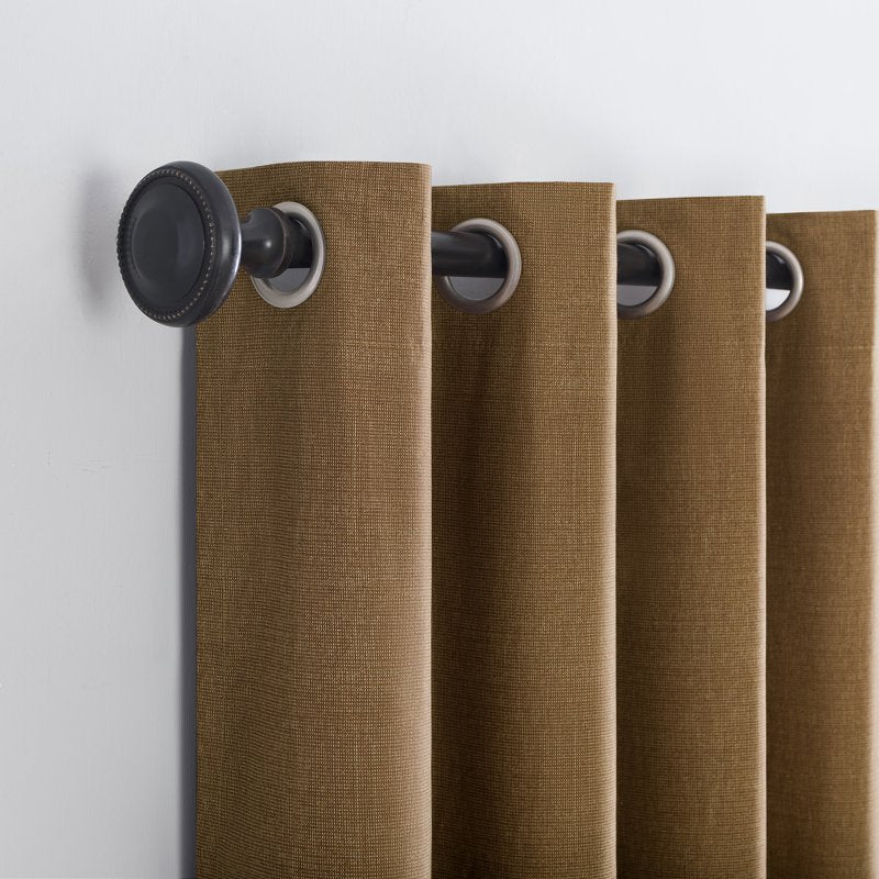Blackout Thermal Insulated Grommet Curtain Panel - Room Darkening, Energy Saving