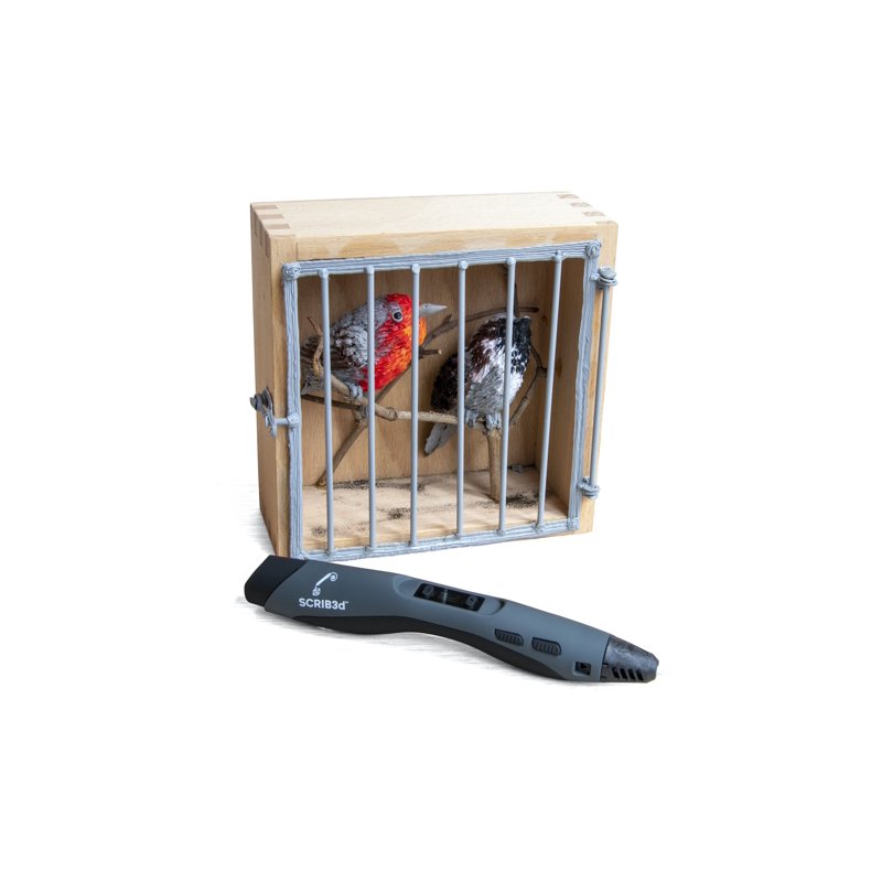 3D Printing Pen with LCD Display, Adjustable Temperature & Ergonomic Design