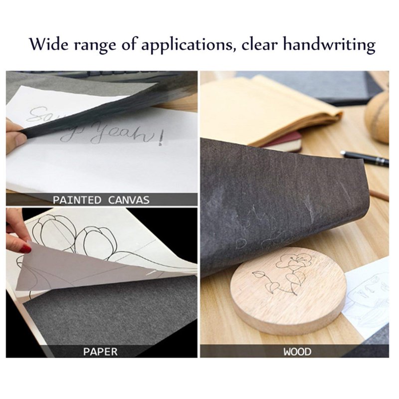 Reusable Graphite Transfer Paper Sheets for Art & Craft Projects 21x29.7cm