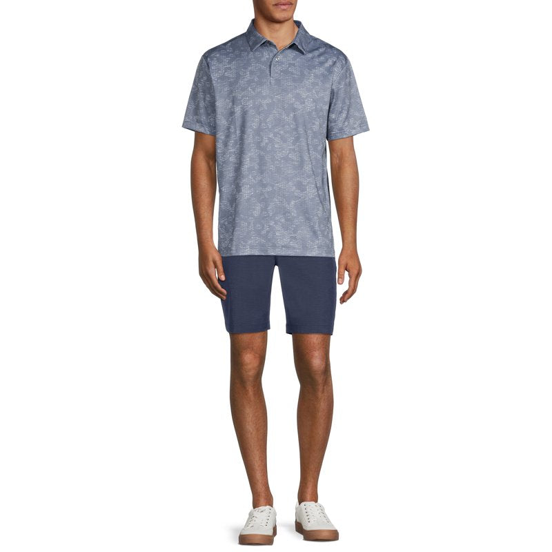 Ben Hogan Camouflage Golf Polo Shirt for Men – Short Sleeve, S-5XL, Gray XL Variation