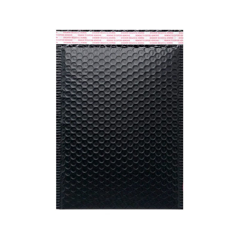 Small Black Bubble Mailers 5x7 Inch Pack of 50 Padded Shipping Envelopes