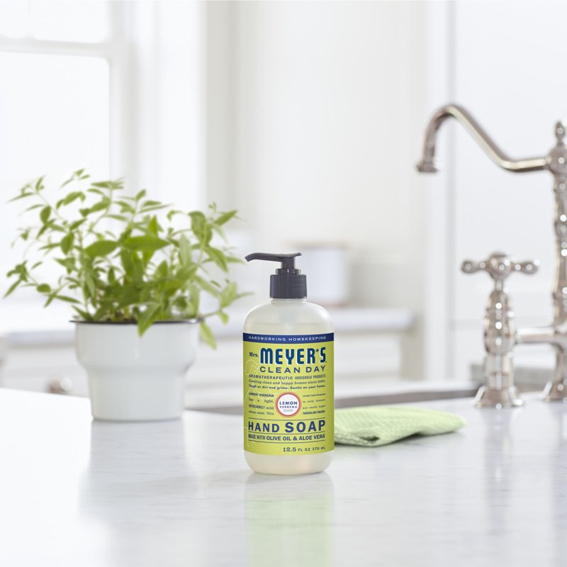Mrs. Meyer’s Lemon Verbena Liquid Hand Soap - 12.5 oz, Pack of 4