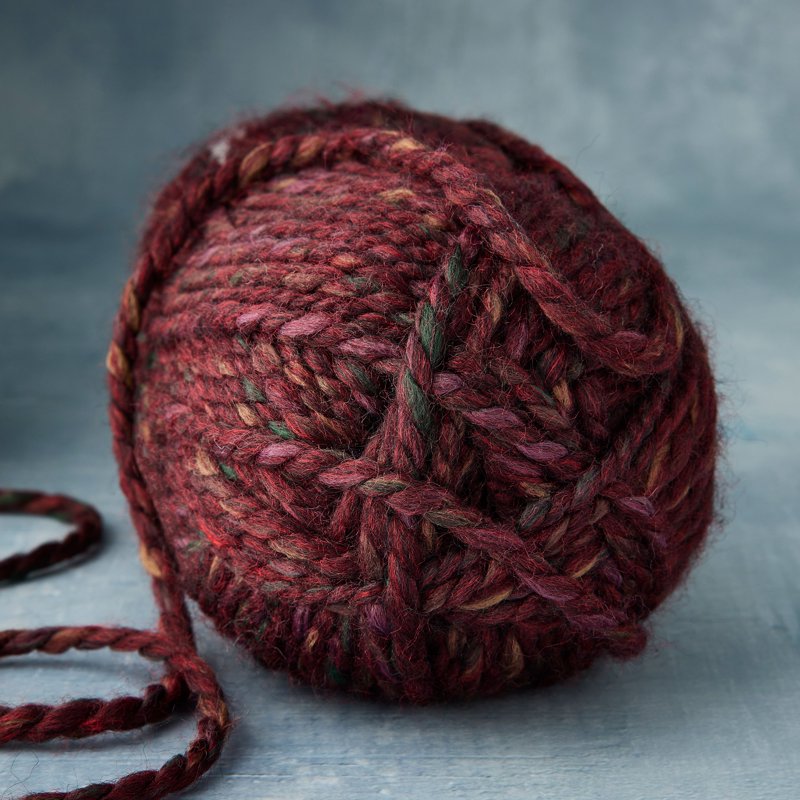 Super Bulky Variegated Yarn 15 Pack for Knitting & Crocheting - Wool-Ease Thick & Quick
