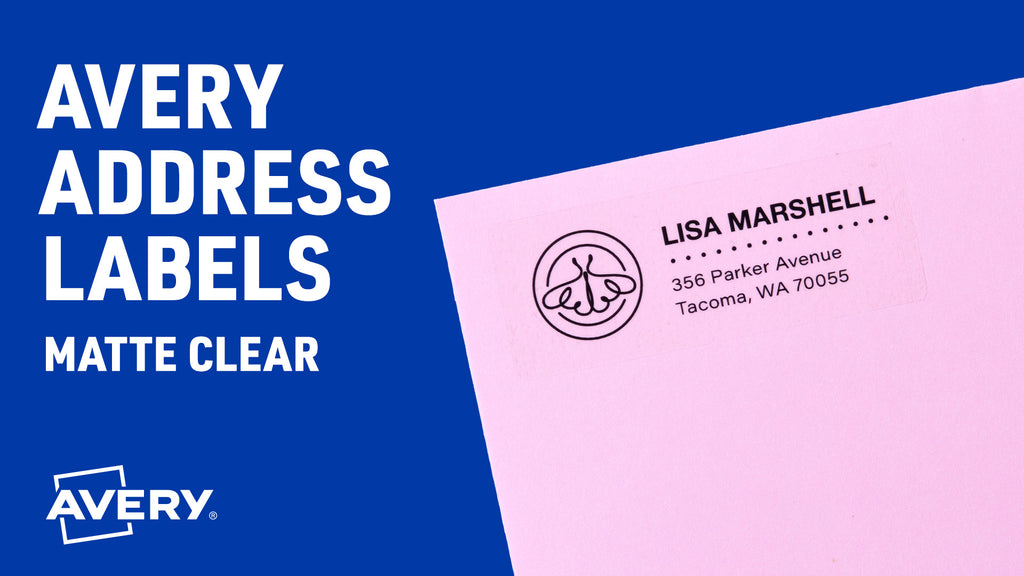 Clear Return Address Labels 2/3" x 1-3/4" | Pack of 600 Printable Office Labels