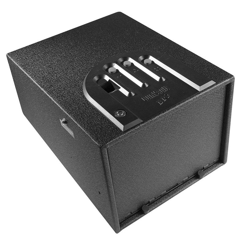 Electronic Gun Safe with Biometric Fingerprint Lock - Steel Handgun & Valuables Lock Box