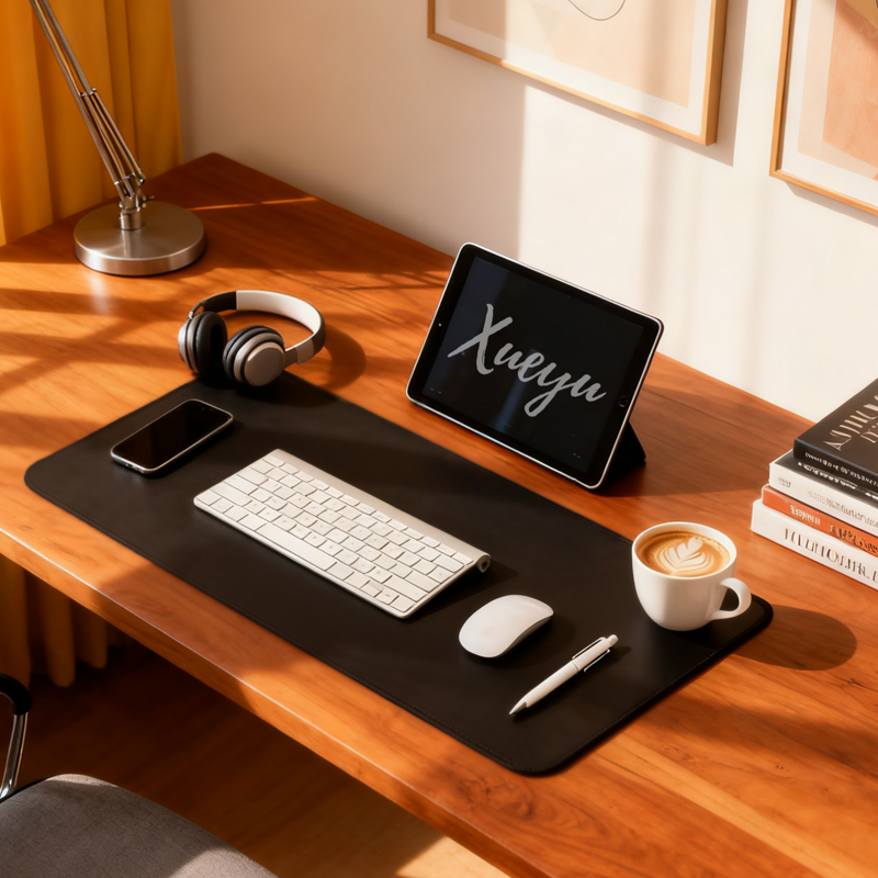 Large Waterproof Leather Desk Pad Protector for Office and Home
