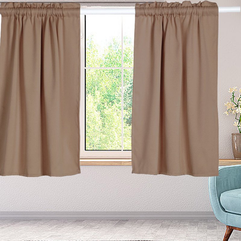 Grommet Top Blackout Curtain Panel - Thermal Insulated Room Darkening Drapes