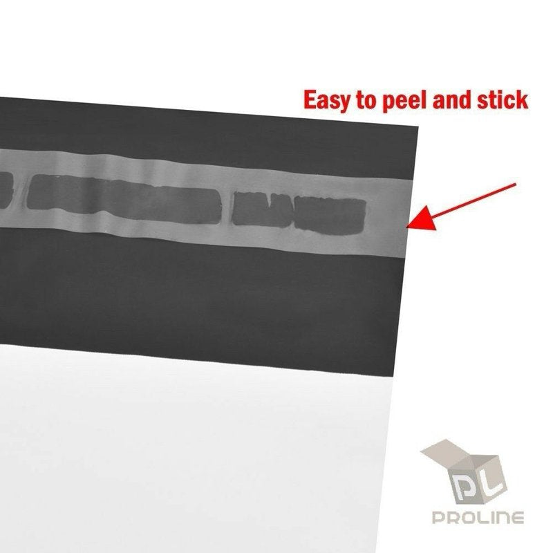 Self Sealing Poly Mailers 19x24 Inch Shipping Envelopes 2.5 Mil White Pack of 100