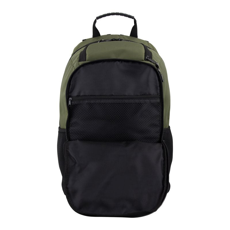 Unisex 17-Inch Lifestyle Backpack with Sunglasses Pocket - Army Green