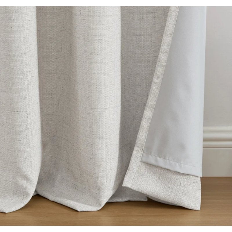 Blackout Window Curtains 52x84 Inches, 2-Piece Set with Thermal Insulation