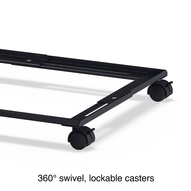 Adjustable File Caddy for Letter and Legal Files - Black