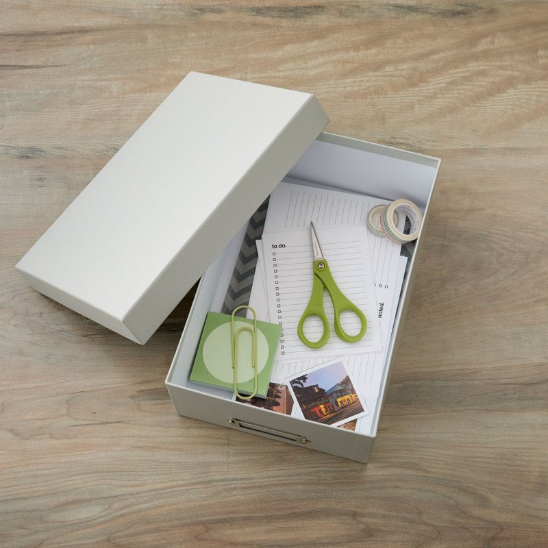 5-Inch General Purpose Craft & Office Scissors - Sharp Stainless Steel Blades, Green Handle
