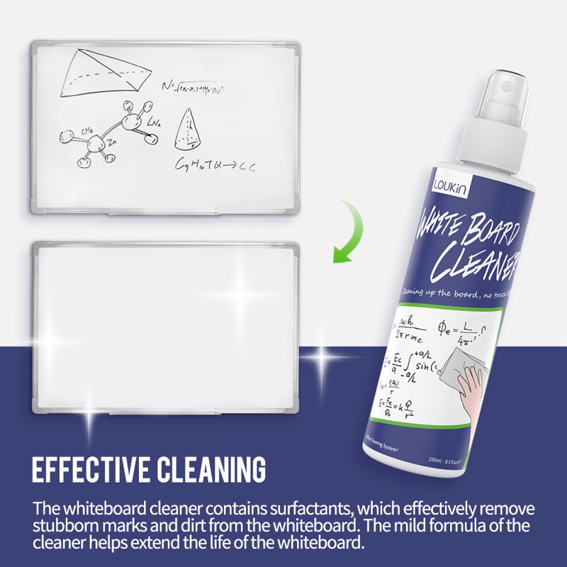 Non-Toxic Whiteboard Cleaner Spray - Low Odor, 8.5 fl oz