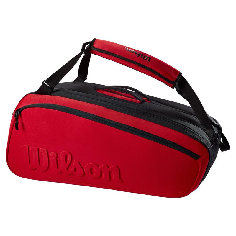 Wilson Super Tour 15-Racquet Tennis Bag with Thermoguard & Ventilated Shoe Pocket