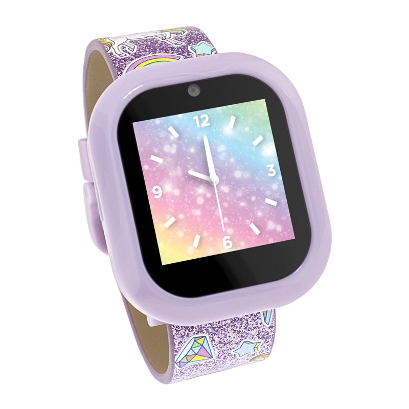 Kids Girls Glitter Unicorn Smartwatch with Interchangeable Straps and Features