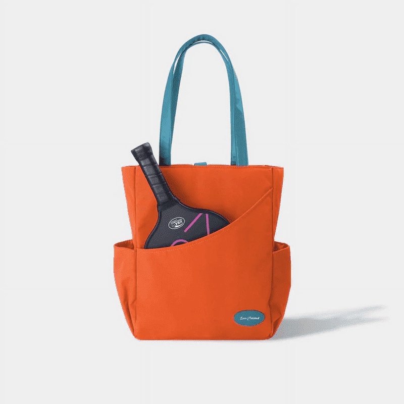 Luzz Pickleball Tote Bag Orange - Versatile Sports Shoulder/Carry Bag for Men & Women