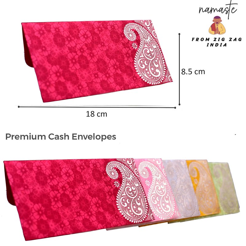 Elegant Money Gift Envelopes Pack of 25 for Weddings & Events