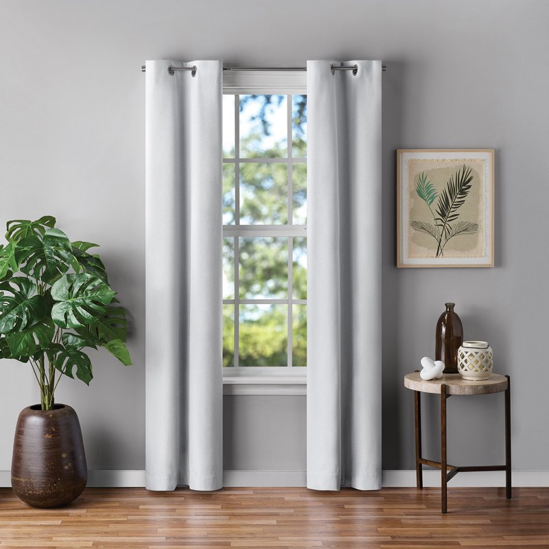 Blackout Grommet Curtain Panel Pair - 30 inch Width, Room Darkening