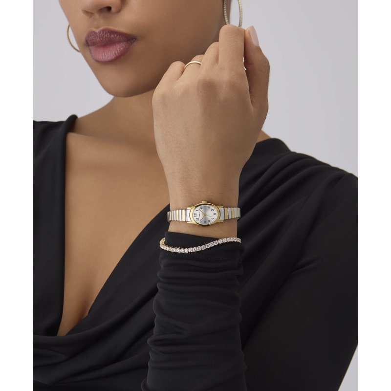 Timex Women's Oval Two-Tone Expansion Band Watch Accessories
