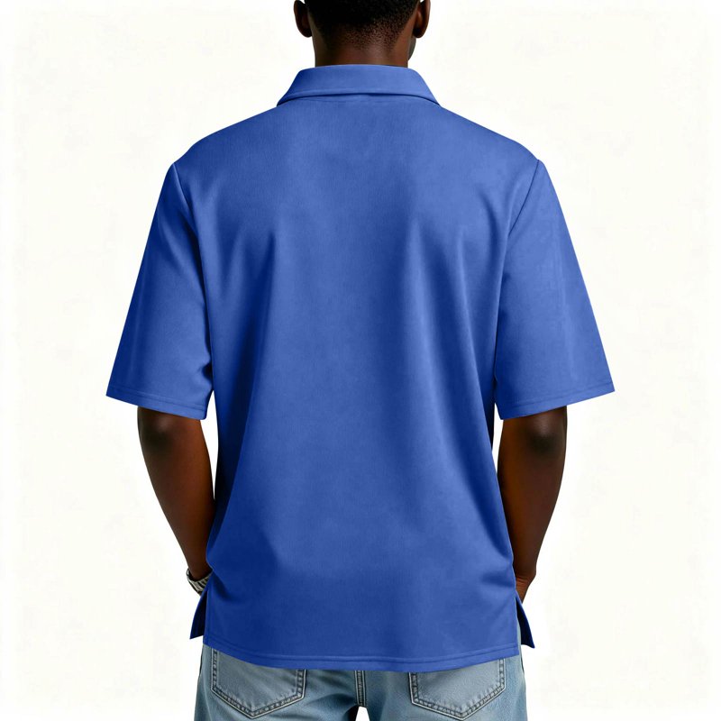 Men's Short Sleeve Polo Shirt - Classic Fit Golf T-Shirt for Casual Wear