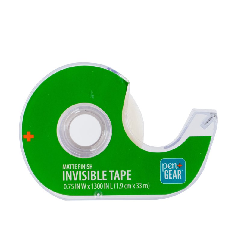 (5 Pack) Invisible Tape - 0.75 x 1300 Inch Clear Office Tape for Repairs & Wrapping