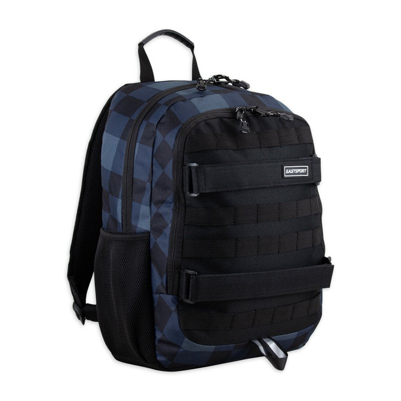 Durable Skater Backpack with Skateboard Straps & Multiple Pockets - Unisex