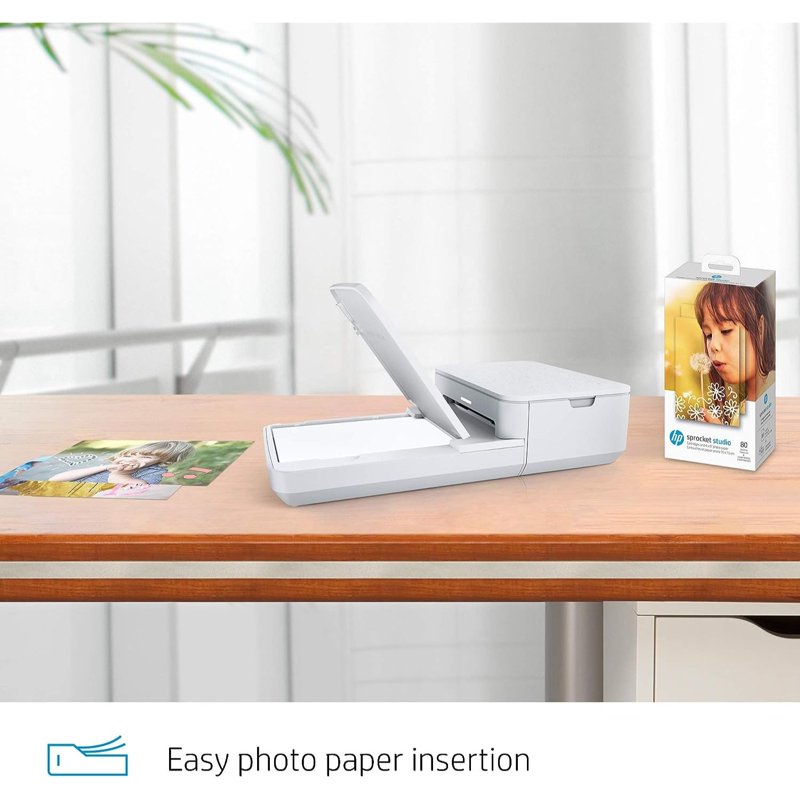HP Sprocket Studio 4x6 Photo Paper & Cartridge Set - 80 Sheets