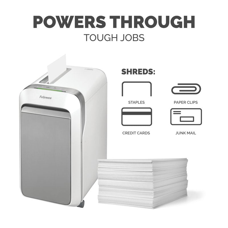 Micro-Cut Paper Shredder 20 Sheets with Jam Proof & Safety Technology