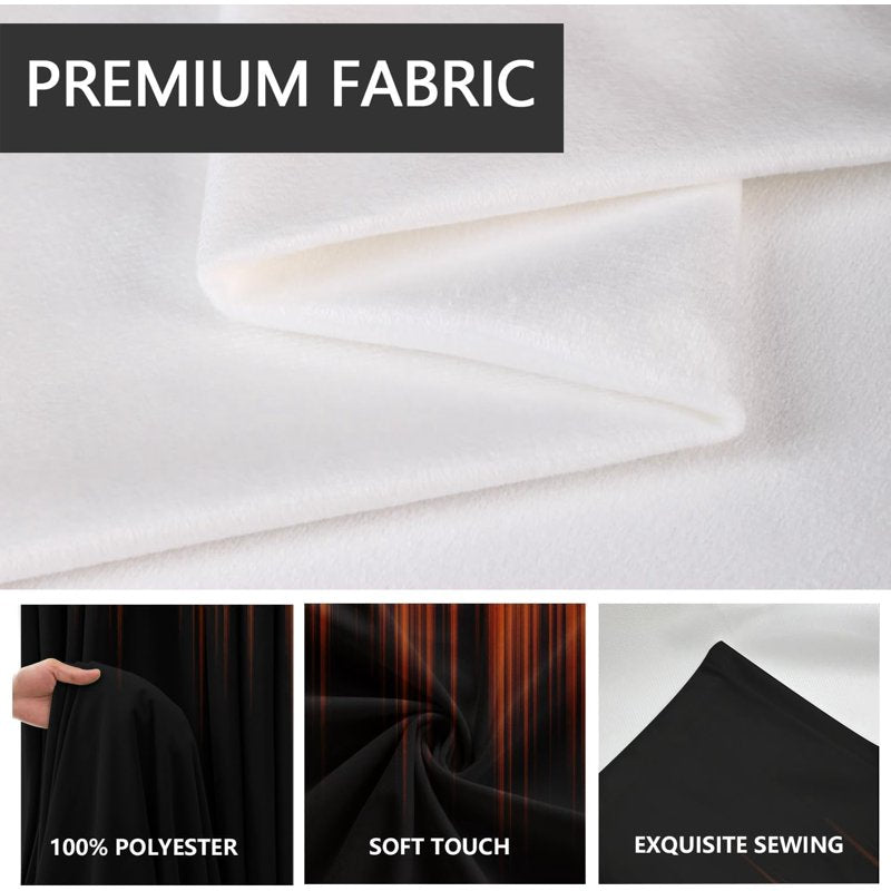 Burnt Orange Ombre Window Curtain Set - Modern Rust Abstract Fall Drape, 42x63 Inches