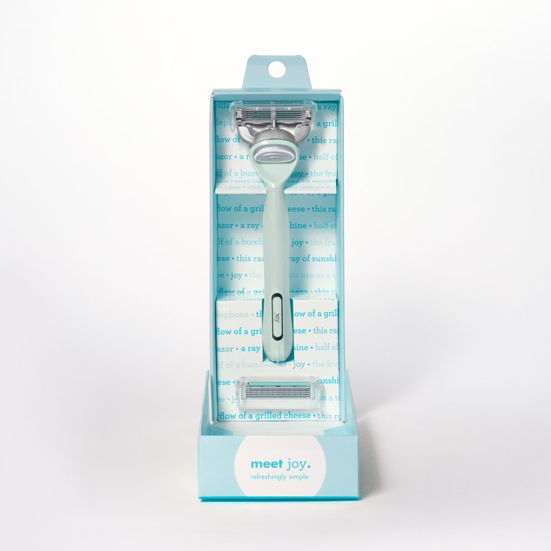 Women’s 5-Blade Razor with Non-Slip Handle & Refills - Teal, Purple, Pink