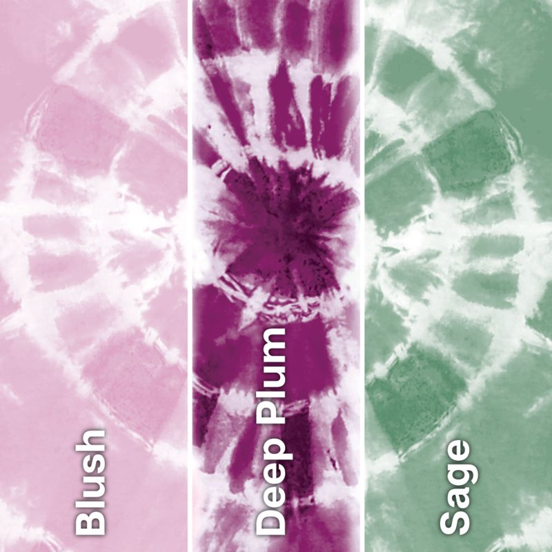 Botanical Tie-Dye Kit for Fabric Painting - 3 Colors, Up to 9 Projects