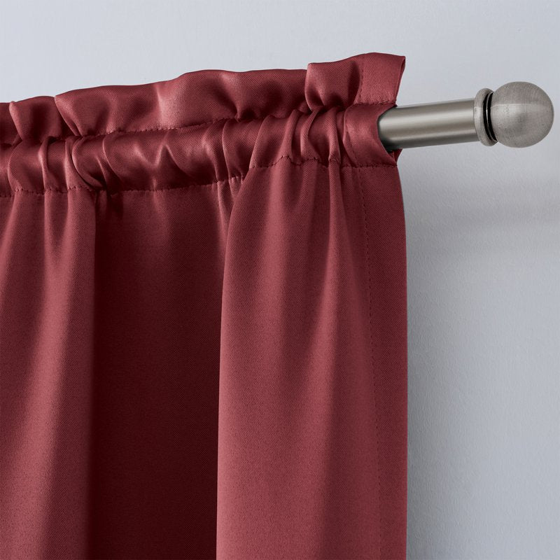 Blackout Curtain Panel Pair - Room Darkening Window Drapes, 30x95 Inches