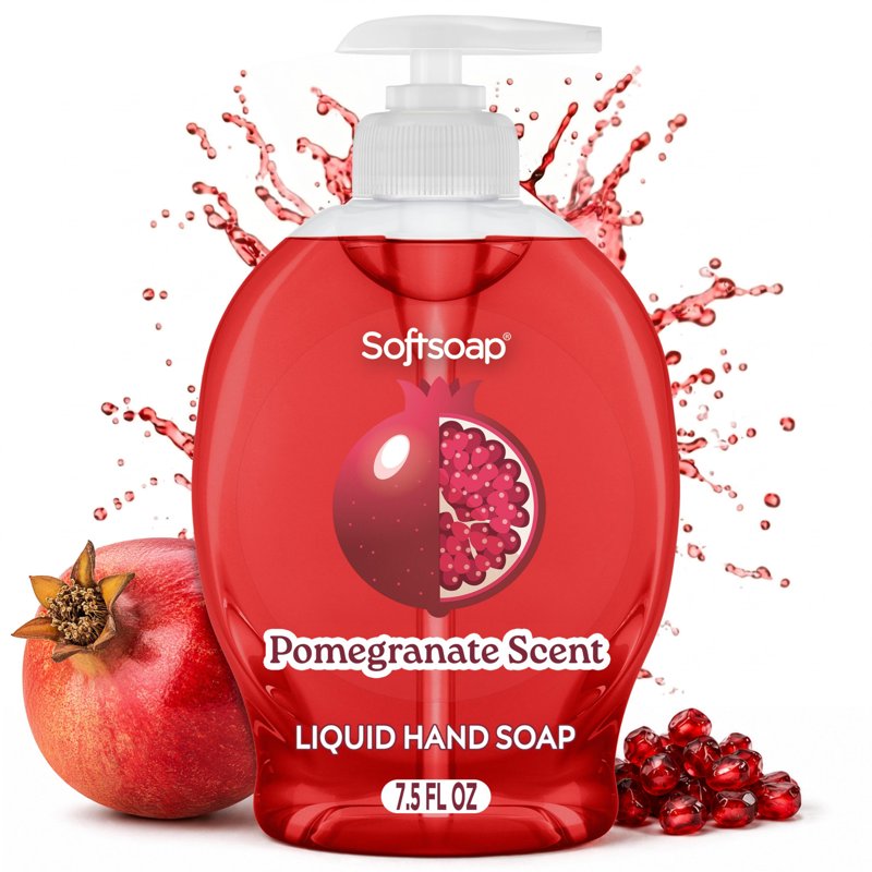 Liquid Hand Soap with Pomegranate Scent 2 Pack - Softsoap Limited Edition