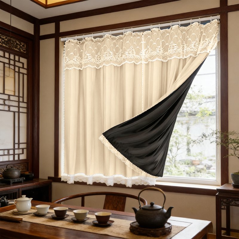 Blackout Curtains with Thermal Insulation for Bedroom & Windows - No Drill Fit