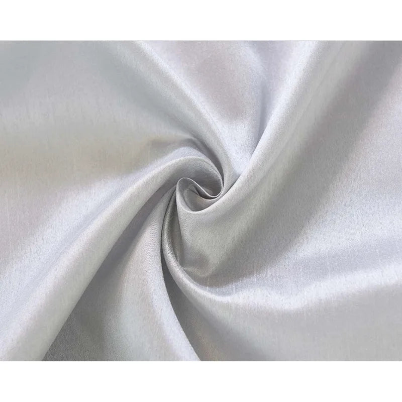 Semi-Sheer Faux Silk Window Curtains 2-Pack - Light Filtering & Privacy