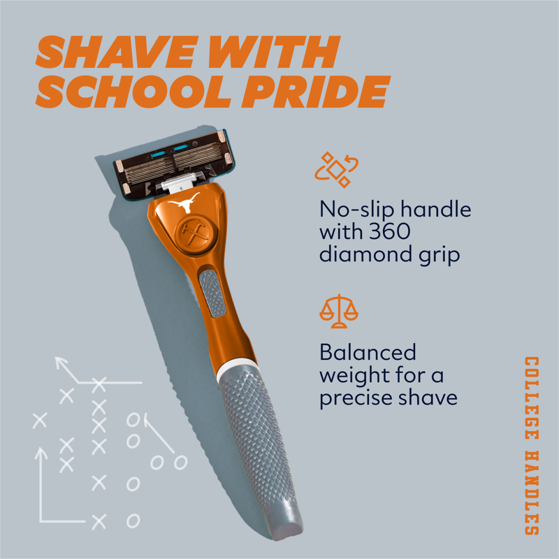 6-Blade Razor Starter Set with Reusable Handle for Men and Women