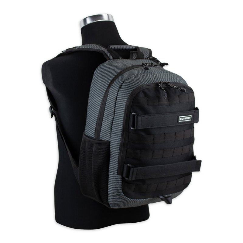 Durable Skateboard Backpack with Laptop & Hydration Pockets for Active Commuting