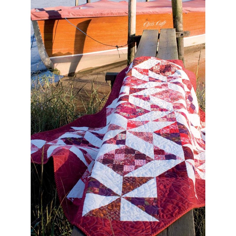 25 Jelly Roll Quilt Patterns for Quick & Easy Patchwork - Paperback