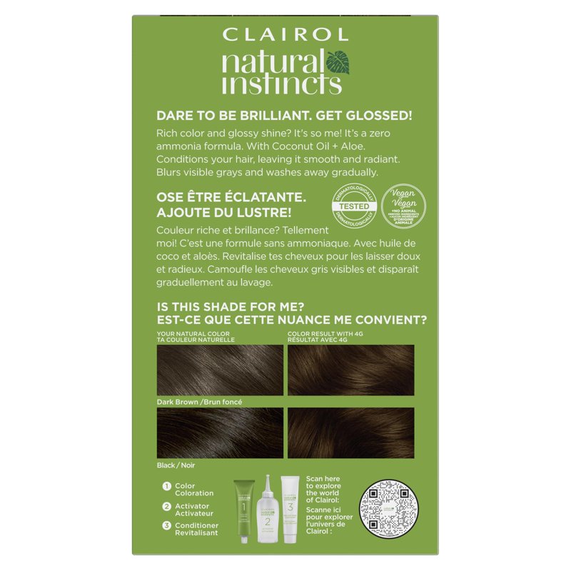 Demi-Permanent Hair Color Creme - Natural, Long-Lasting, Multiple Shades