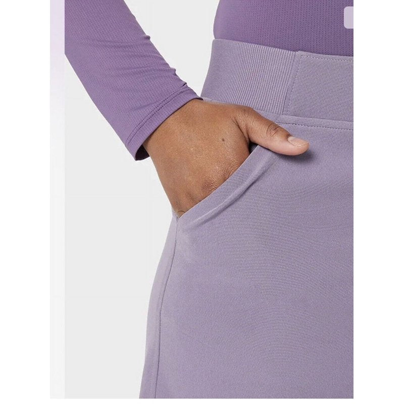 Women's Skort with Elastic Waistband - Soft Comfort Fabric, XL
