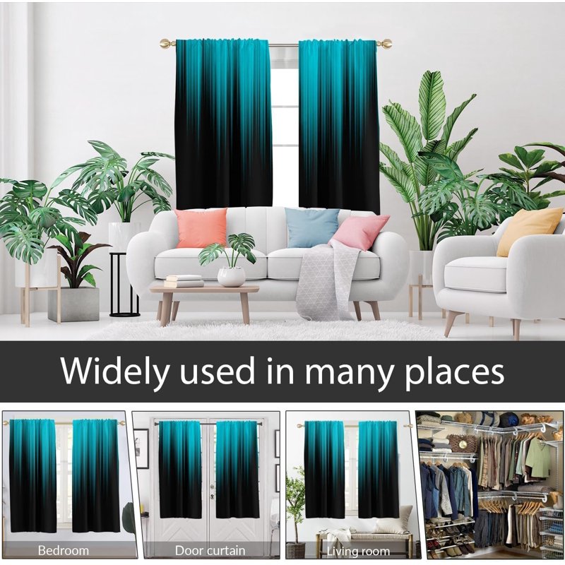 Blackout Window Curtains 42x63 Inches - Thermal Insulated Drapes for Living Room & Bedroom - Multiple Colors